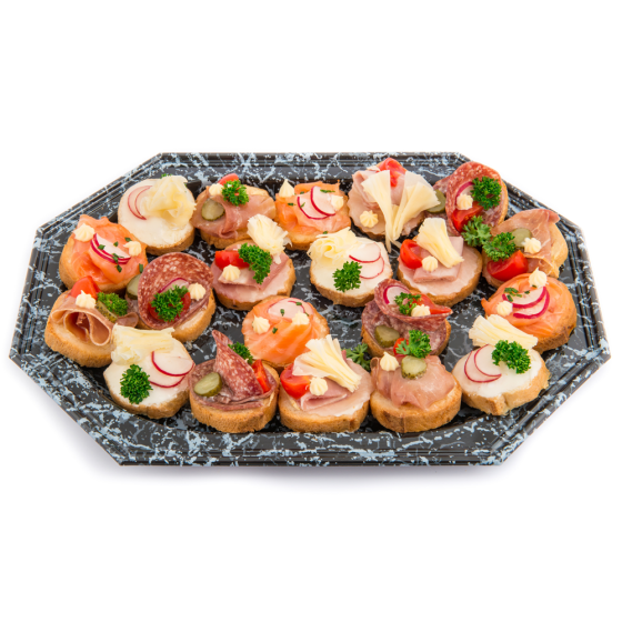 Plateau mini canapés 5pers (15pièces)